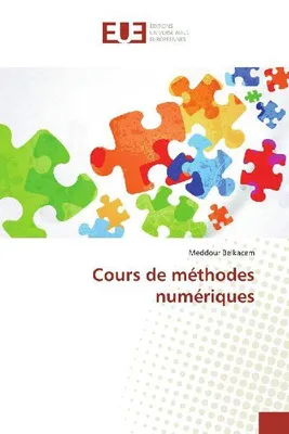 Produktbild von Cours de méthodes numériques