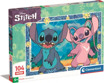 Zdjęcie produktu dla Clementoni Puzzle Disney Stitch 104 elementy - Oficjalny produkt oryginalny
