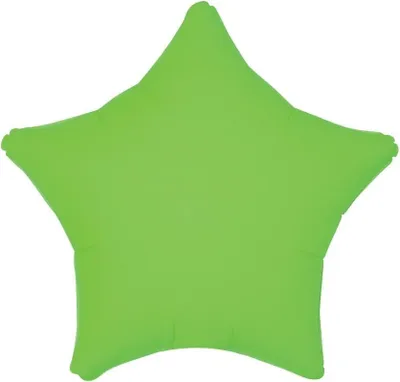 Produktbild von Folienballon „Stern“, fluoreszierendes Grün, 46 cm – Godan