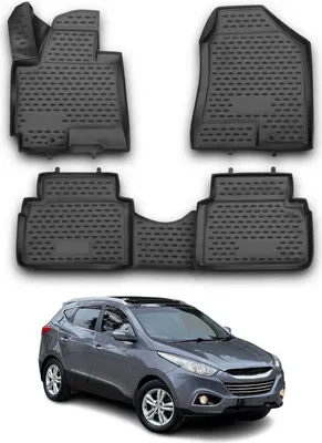 Immagine prodotto di 2009-2015 Hyundai ix35 tappetini TPE nero 4 pezzi