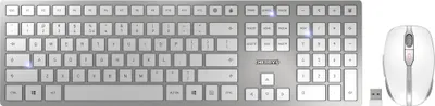 Produktbild von DW 9100 SLIM (weiß/silber, CZ-Layout, Cherry SX-Scherentechnologie)