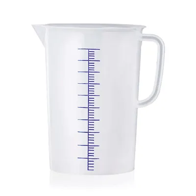 Zdjęcie produktu dla Dzbanek z miarką, Ø 16,2 cm, 3 litry, z podziałką 100 ml, polipropylen