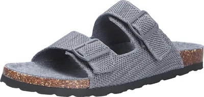 Produktbild von Giesswein Damen Tieffußbett Pantolette MERINO SLIDES grau Größe EUR 41