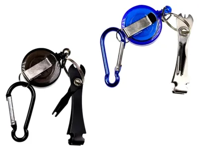 Produktbild von 2 Stück Angelhakenzange und Schnurschneider Multifunktionales Angelwerkzeug Kohlenstoffstahl Professionelle Zange zum Schneiden und Klemmen für Süß- und Salzwasserangeln