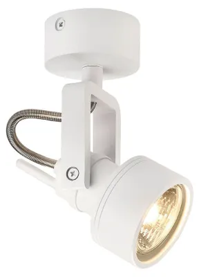 Image de SLV INDA Spot, blanc mat, GU10, 50W max. plafonnier à une flamme