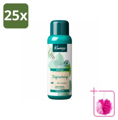 Imagen del producto de 25 unidades de gel de ducha Kneipp, aroma a menta y eucalipto, 400 ml, pack económico
