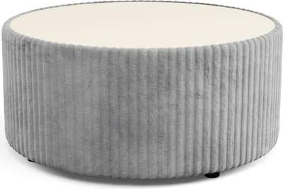 Produktbild von Gepolsterter runder Couchtisch WINDSOR 2 - Esche