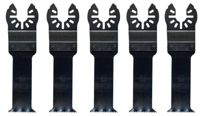 Produktbild von DeWALT Sägeblatt 67 x 30 mm 5er, Holz, Metall, Schwarz, 6,7 cm, 5 Stück(e), Sichtverpackung