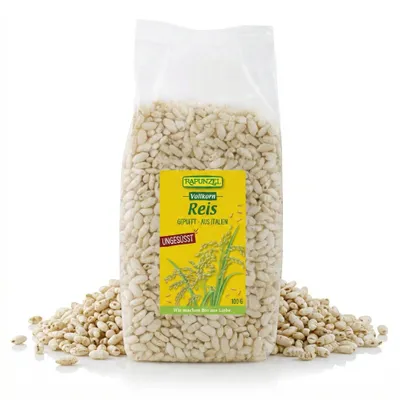 Zdjęcie produktu dla Rapunzel 405620, Mąka ryżowa, 100 g, Niemcy, 385 kcal, 1634 kJ, 1,8 g