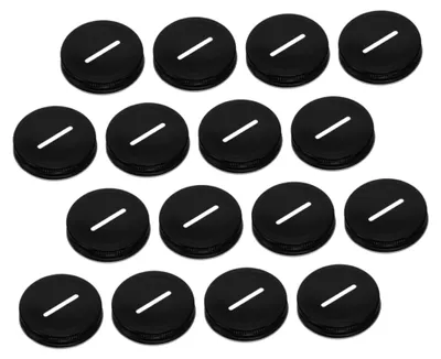 Produktbild von 30 Stück Einmachdeckel aus Weißblech mit Münzeinwurfsöffnung 70mm für Weithalsgläser mit Griff