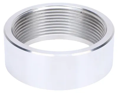 Produktbild von 2-Zoll-NPT-Innengewinde, Aluminiumlegierung, zum Anschweißen von Rohrverschraubungen, 2-Zoll-Rundgewindekupplung
