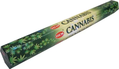 Produktbild von 20 Räucherstäbchen [ CANNABIS ] Duft von HEM aus Indien