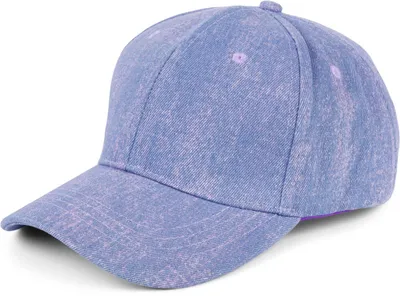 Produktbild von styleBREAKER Uni Jeans Baseball Cap meliert, 6-Panel Denim Basecap, Metallschnalle verstellbar 04023087