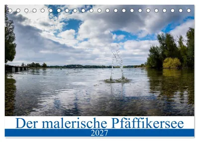 Produktbild von Der malerische Pfäffikersee (Tischkalender 2027 DIN A5 quer), CALVENDO Monatskalender