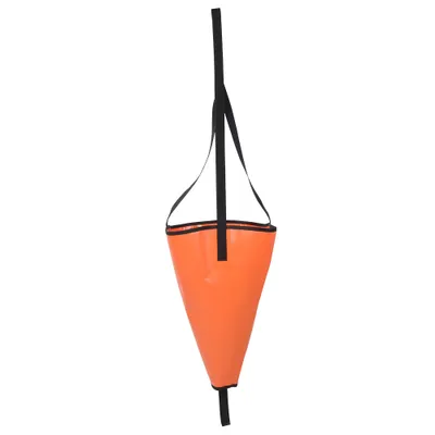 Immagine prodotto di Freno di deriva in PVC, Doga di ancoraggio per kayak e canoe, rallenta l'imbarcazione, arancione