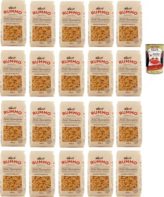 Produktbild von Rummo Gnocchetti sardi N°63 Pasta Lenta Lavorazione Teigwaren aus Hartweizengrieß Bronze-Zeichnung 20x 500g + Italian Gourmet polpa 400g