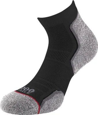 Immagine prodotto di 1000 Mile - Calzini da donna (confezione da 2) RD2683 (M) (Nero/Grigio)
