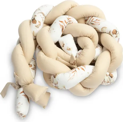 Immagine prodotto di Treccia letto / serpente letto intrecciato per tutti i letti 210 CM Colore: Piante beige