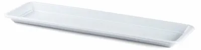 Produktbild von Plasticforte Pflanzgefas Wasserauffangschale - weiss - rechteckig - 59 x 19 cm - Blumenkasten