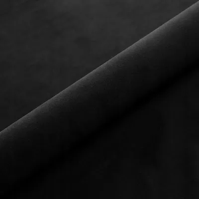 Obrázek produktu pro Čalouněná postel 200x200 cm Elda – manželská postel s velkým čelem – rošt, úložný prostor – samet černý