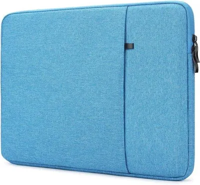 Immagine prodotto di Custodia per laptop Unyqoos® da 14 pollici – custodia protettiva sottile, blu, dimensioni 36,5 x 25,5 x 2 cm, fodera interna in materiale simile alla lana, chiusura superiore con cerniera, compatibile con Lenovo Chromebook S330 / ThinkPad A485/E485 / HP ProBook 440 G6 / Acer Swift 5/7 / Dell Inspiron 5490