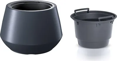 Produktbild von Doniczka z wkładem HERO antracyt III 58,2 cm