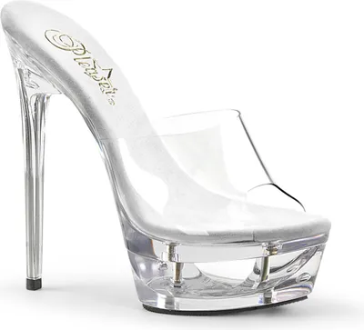 Produktbild von ECLIPSE-601 Damen Slipper von Pleaser, Transparent EU 40, US 10