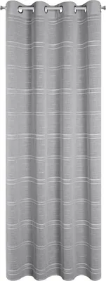 Zdjęcie produktu dla Firana ARCADIA 140x250 cm biała ze srebrnym deszczykiem i przelotkami