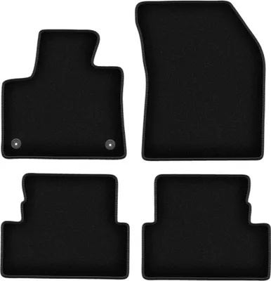 Immagine prodotto di Tappetini in velluto per Opel Grandland (2017-, crossover) neri, set 4 pz, con fissaggi