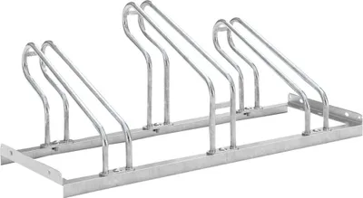 Produktbild von Fahrradständer Bügelparker 2053 | 3 Räder einseitig | RA 350mm