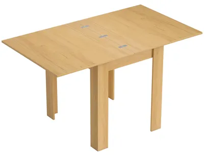 Produktbild von Esstisch Ausziehbar 70/140 x 80 cm Moderner Esszimmertisch für 4–6 Personen Platzsparend für Küche Esszimmer