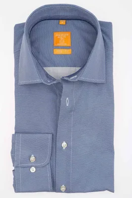 Redmond Langarm-Hemd in blau
