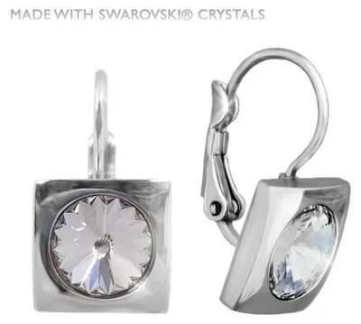 Obrázok produktu pre Náušnice Swarovski - Erin Crystal, modré