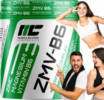 Produktbild von ZMV B6 MAGNESIUM, ZINK, VITAMIN B6 – Muscle Care, 60 Tabletten