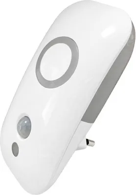 Produktbild von LED Nachtlicht mit Dämmerungs und Bewegungssensor weiß H 11,4 cm