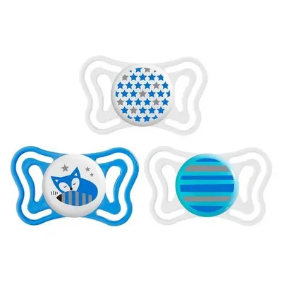 Produktbild von Chicco Pacifier Physio Light Blue 6-16M 2U