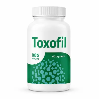 Produktbild von Toxofil Nahrungsergänzungsmittel – 60 Kapseln – mit Nelkenextrakt, Schachtelhalmextrakt, Süßholzwurzelextrakt, Kürbiskernextrakt – Für Erwachsene., KI-generiertes Bild