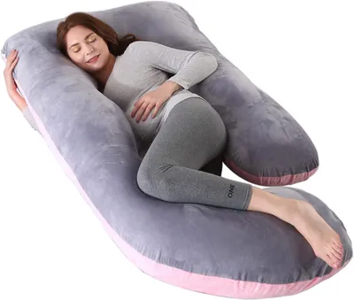 Immagine prodotto di Cuscino a forma di U, ergonomico, 150 cm, ideale per la gravidanza
