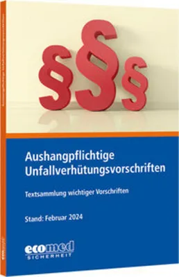 Produktbild von Aushangpflichtige Unfallverhütungsvorschriften