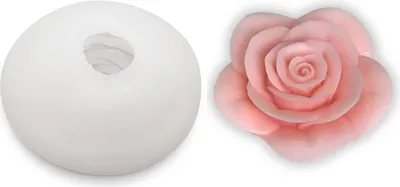 Produktbild von Premium Silikon-Kerzenform Blume mit Präzisionsdetails