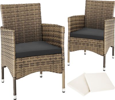 sada 2 ratanových židlí Nantes durable 59 x 57 x 85 cm