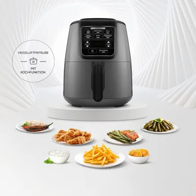 Produktbild von Heißluftfritteuse Karaca Air Cook XL 2 in 1 Airfryer Heißluftfritteuse Fritteuse 4L, 1550W