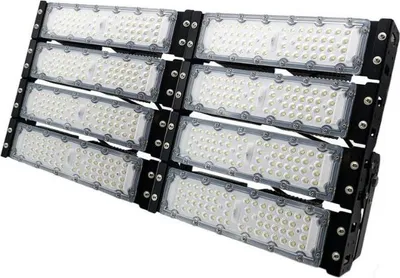 Produktbild von Leistungsstarkes LED-Flutlicht für Industrie 400W IP65 Schwarz - Kaltweiß 6000K - 8000K