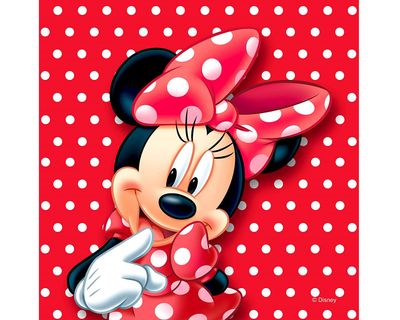 Dekokissen Schlafkissen Kuschelkissen 40*40cm MINNIE MOUSE original # NEU