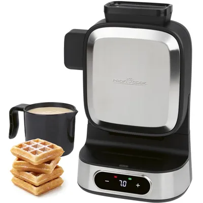Produktbild von ProfiCook® vertikales Waffeleisen Belgische Waffel | für dicke Waffeln | inkl. Dosierhilfe | mit Antihaft-Backflächen | 1000W | PC WA 1350