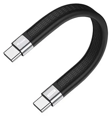 Imagen del producto de Cable USB 4 Gen.3 a USB-C, con conectores chapados en acero, longitud de 0.13 m, compatible con resolución 8K/60Hz