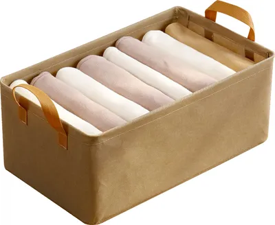 Produktbild von Vlies-Schrank-Organizer, Kleiderschrank, Kleidung, Pullover, Aufbewahrungskorb, Sweatshirt, Jeans, Aufbewahrungsbox, Haushaltswaren