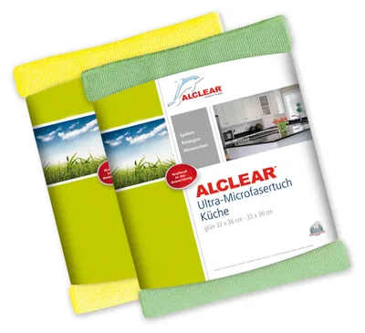 Obrázok produktu pre ALCLEAR 8215810yg – Ultrajemné utierky z mikrovlákna, vhodné na umývanie riadu a čistenie kuchyne, ideálne na každodenné používanie