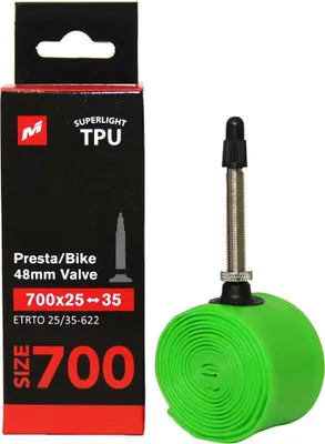 Produktbild von Massi Presta 48 Mm Tpu Fahrradschlauch Grün 700C / 25-35 Grün 700C