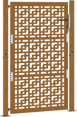 Obrázok produktu pre Záhradná brána 100x150 cm odolná oceľ s krížovým dizajnom